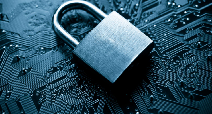 lock on computer chip