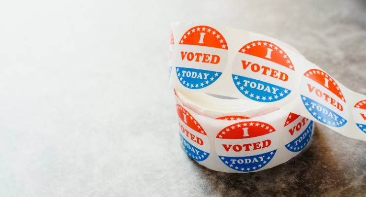I voted roll of stickers